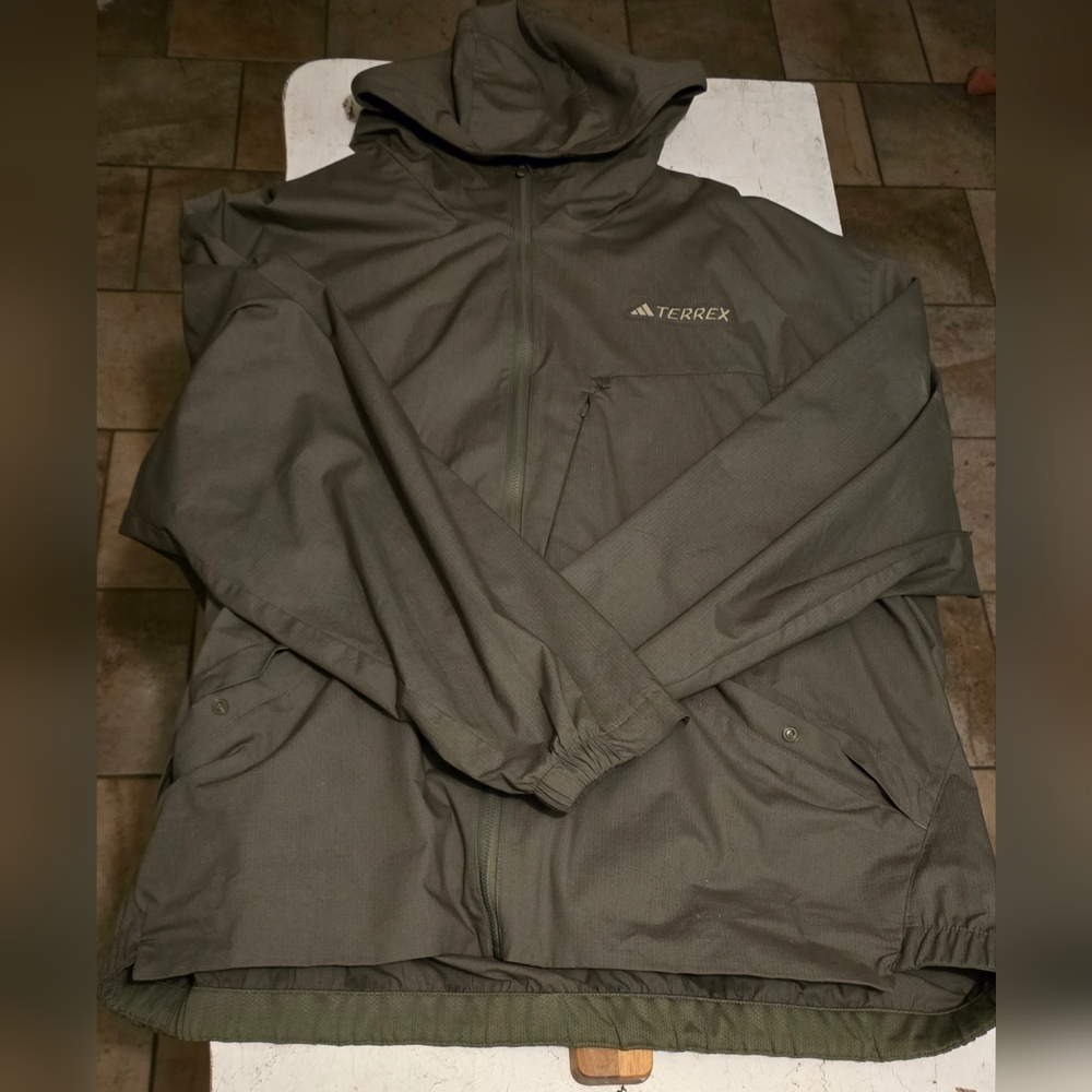 Adidas Terrex Olive Performance Jacket - image 1